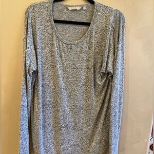 Athleta heathered long sleeve top